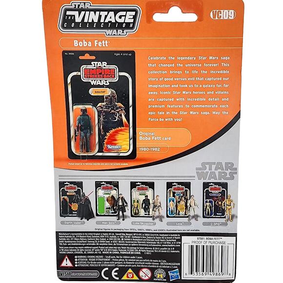 Boba Fett Star Wars Empire Strikes Back the Vintage Collection Kenner 2010 - Picture 6 of 6